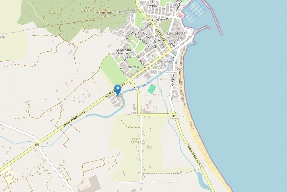 Mappa di Luscofusco a La Caletta